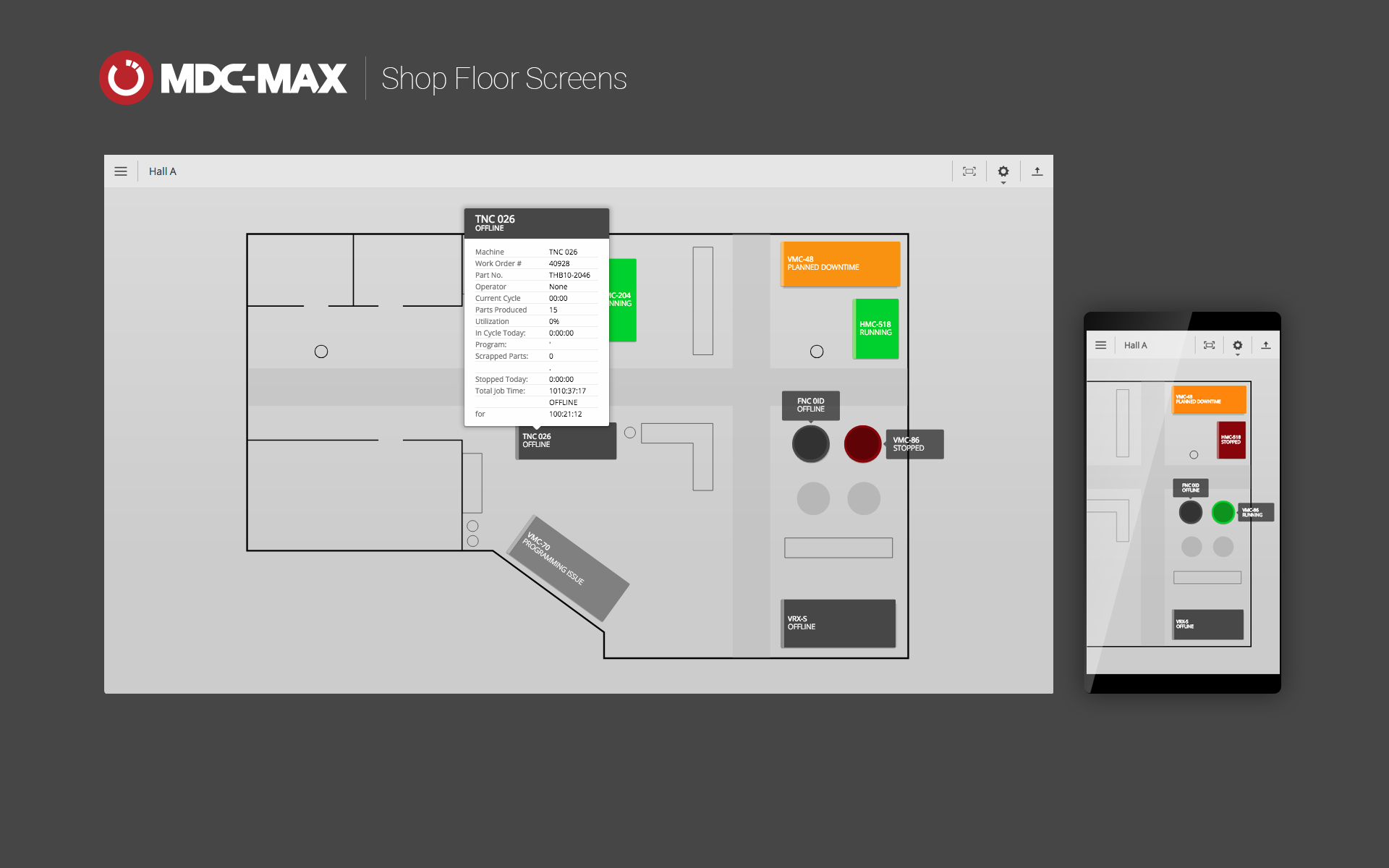Attent Slink zuiverheid Shop Floor Screens for MDC-Max released | CIMCO