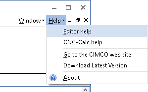 Using Editor Help