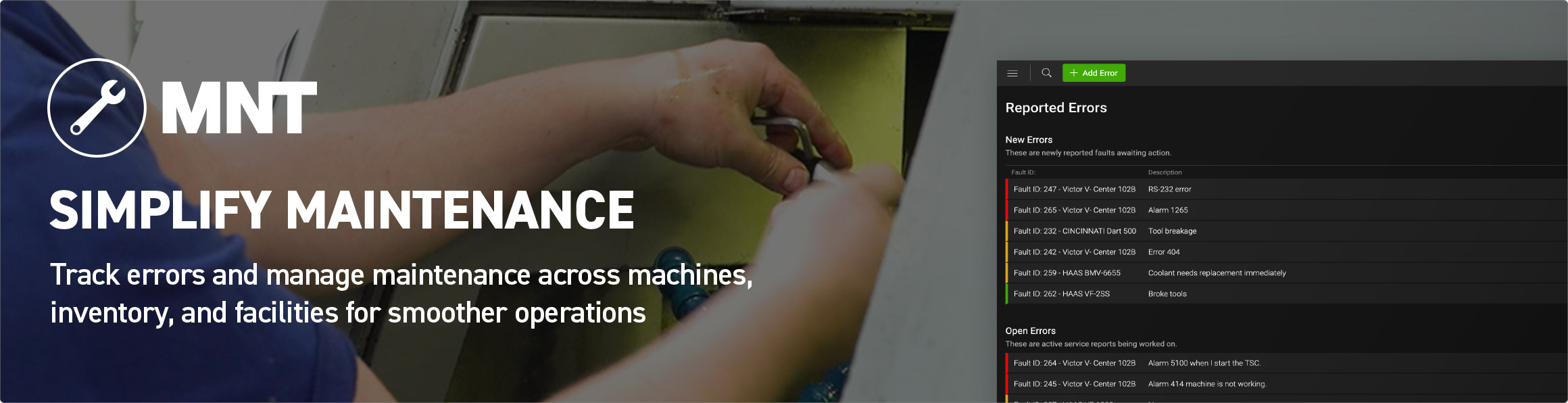 MNT - Simplify Maintenance